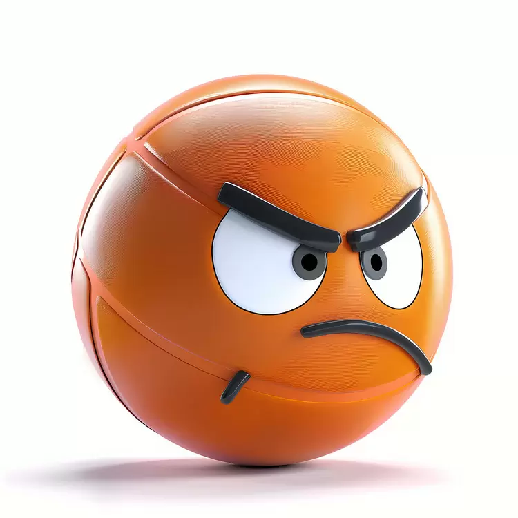 cartoon ball face