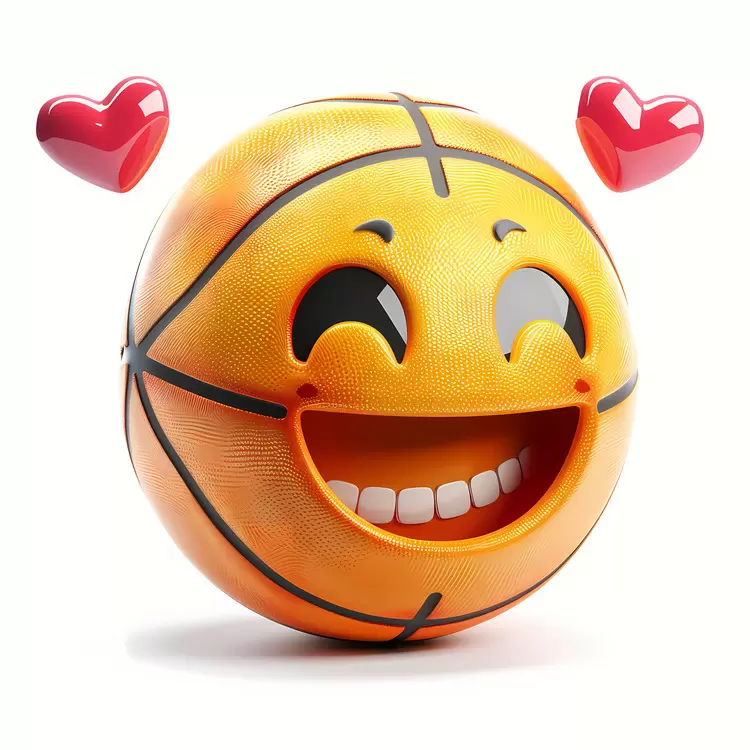 cartoon ball face
