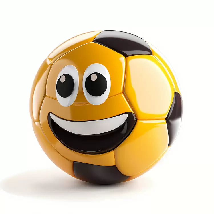 cartoon ball face