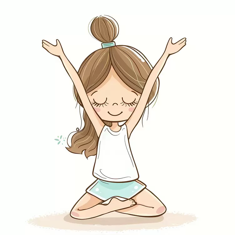 Girl doing yoga