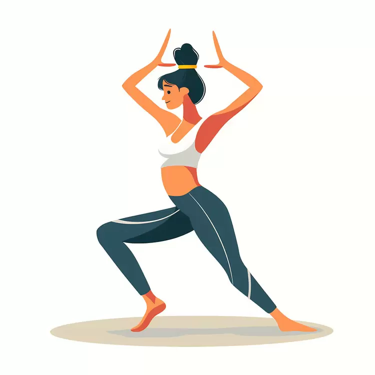 Girl doing yoga