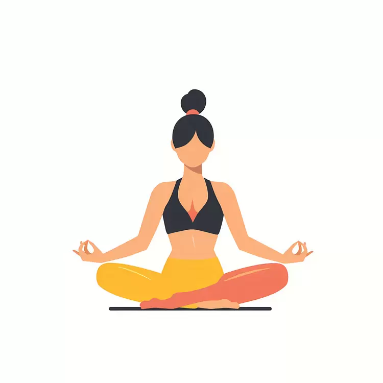 Girl doing yoga