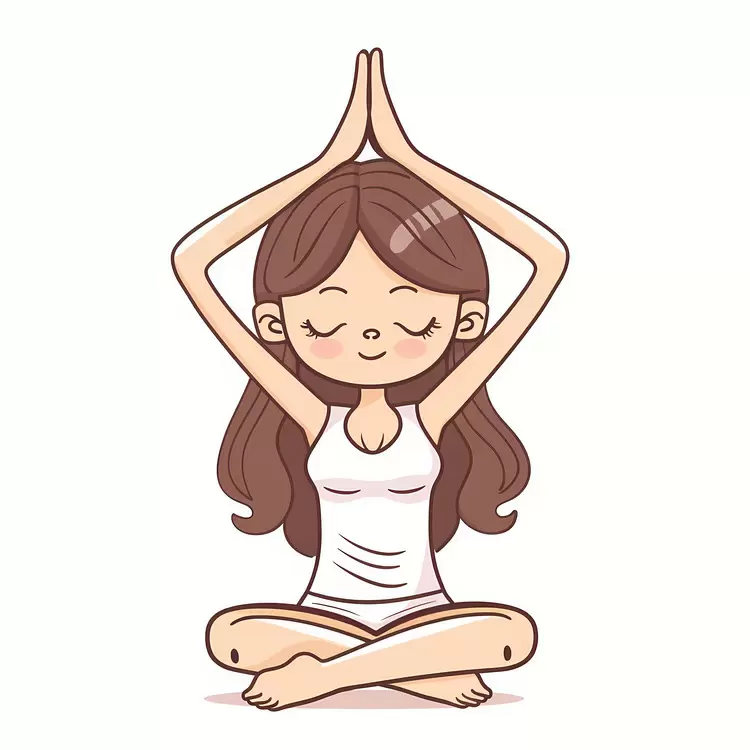 Girl doing yoga