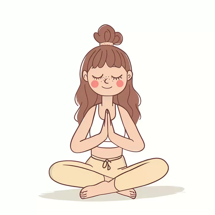 Girl doing yoga