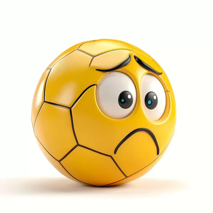 cartoon ball face