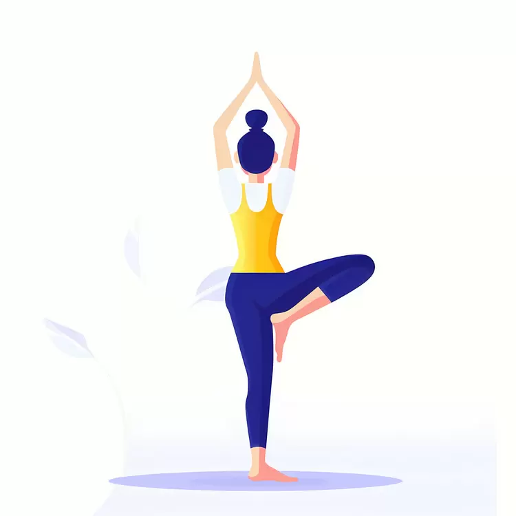 Girl doing yoga