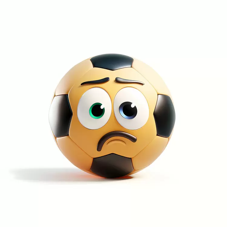 cartoon ball face