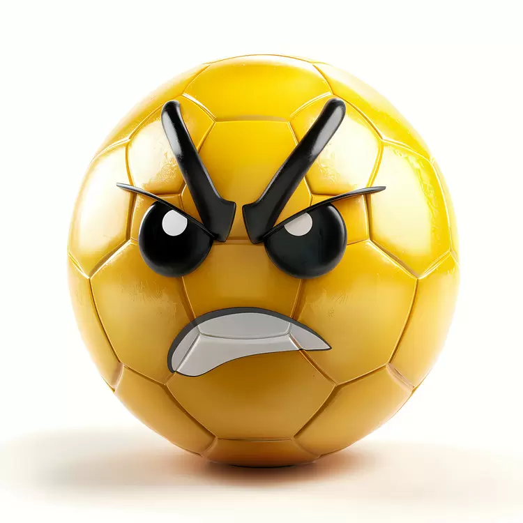 cartoon ball face