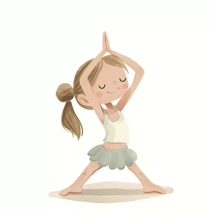 Girl doing yoga
