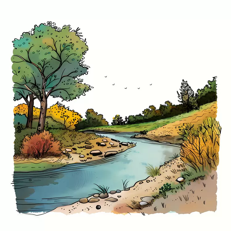 River shore