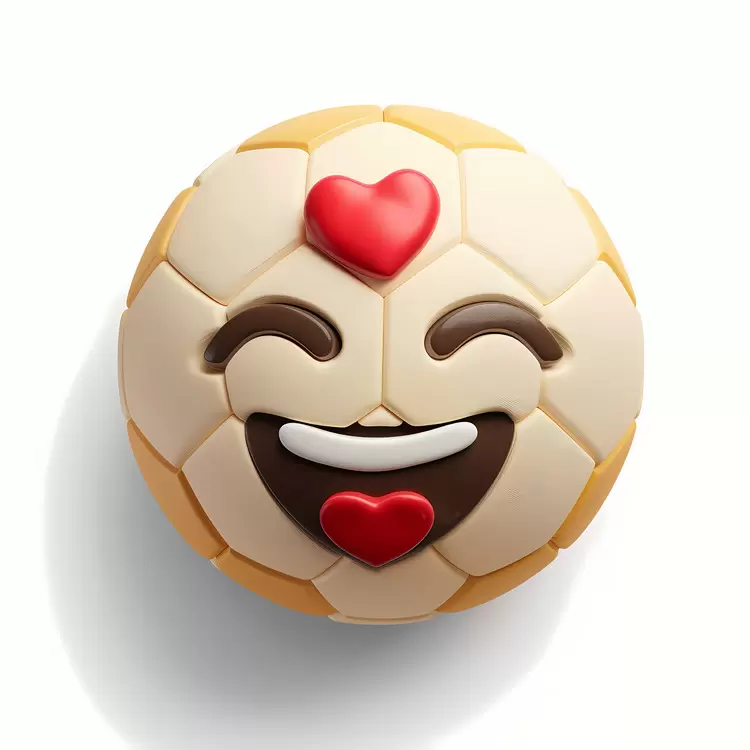 cartoon ball face