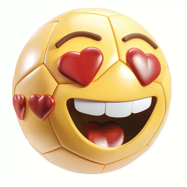 cartoon ball face