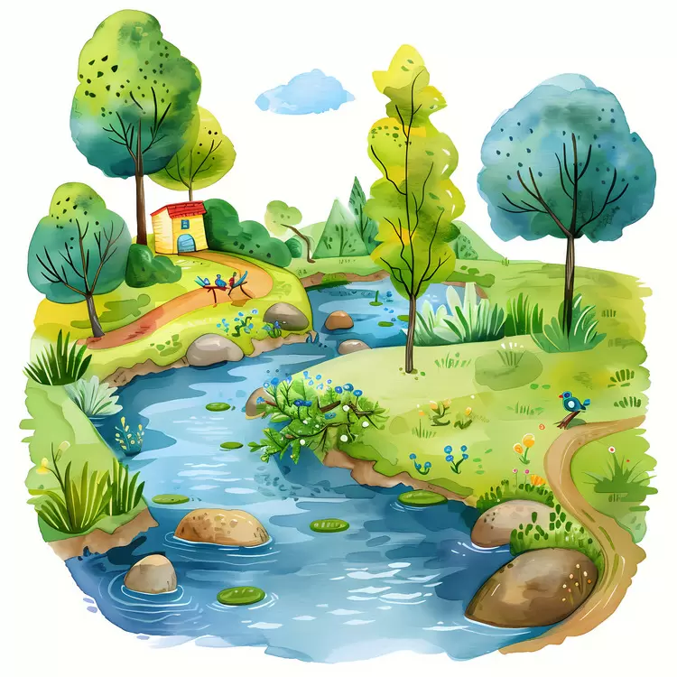 River shore