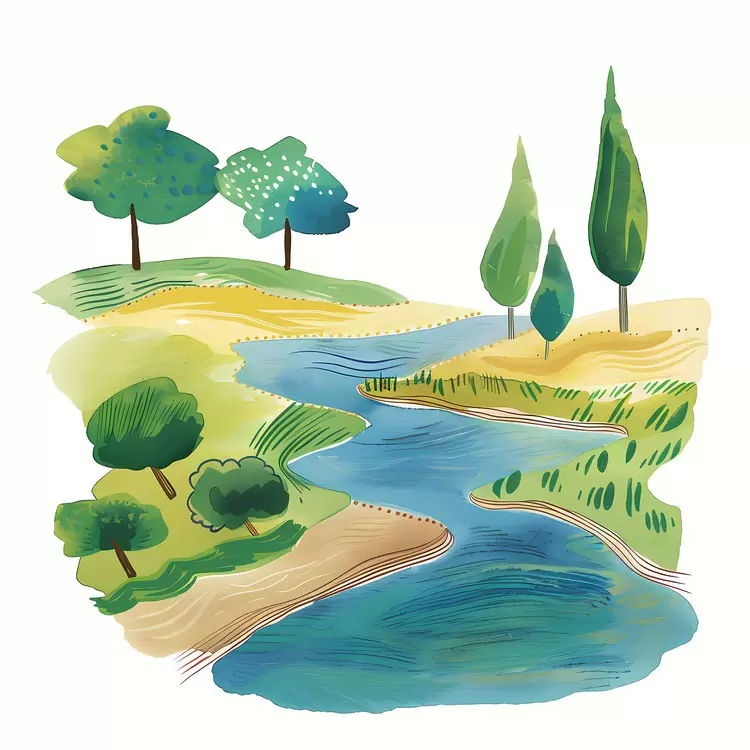 River shore