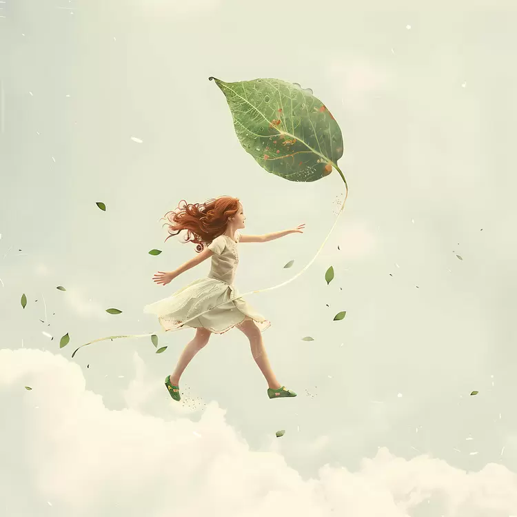 fly with a flower