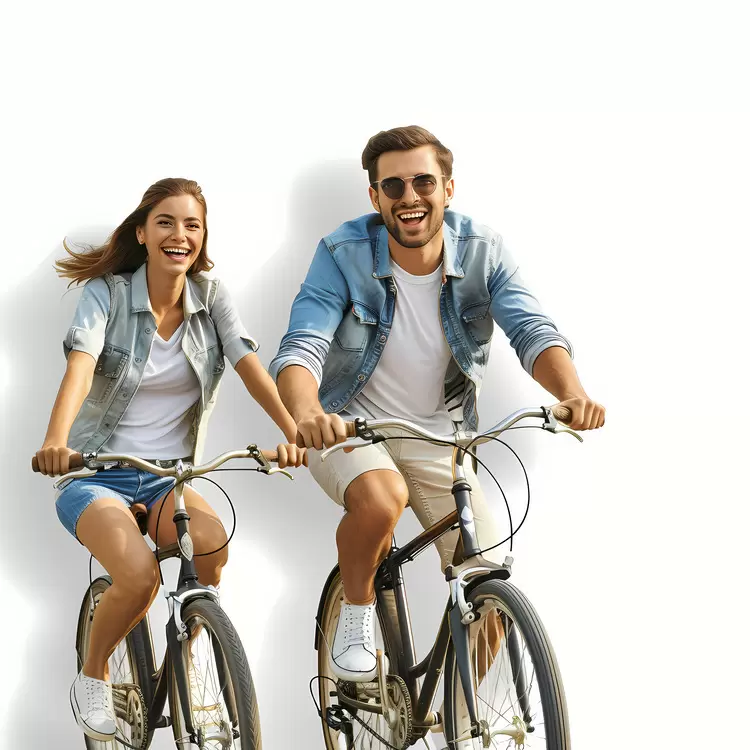 couple riding