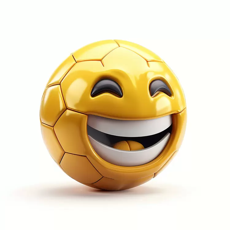 cartoon ball face