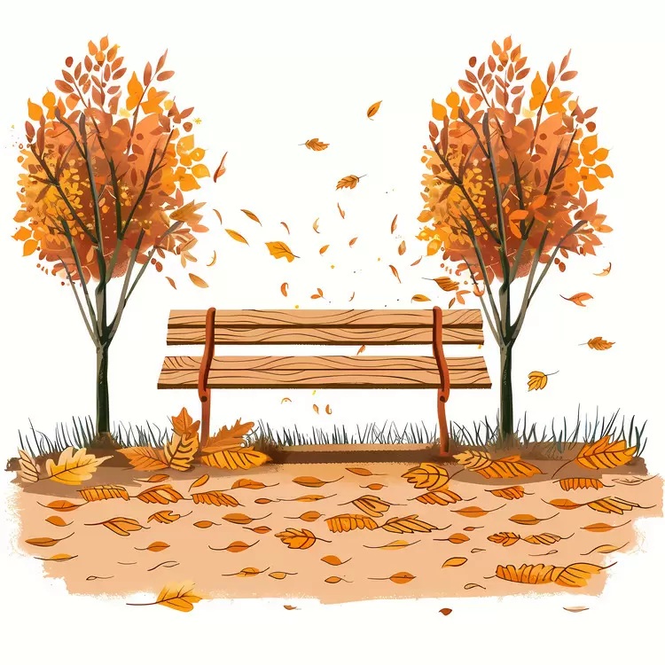 Wooden bench