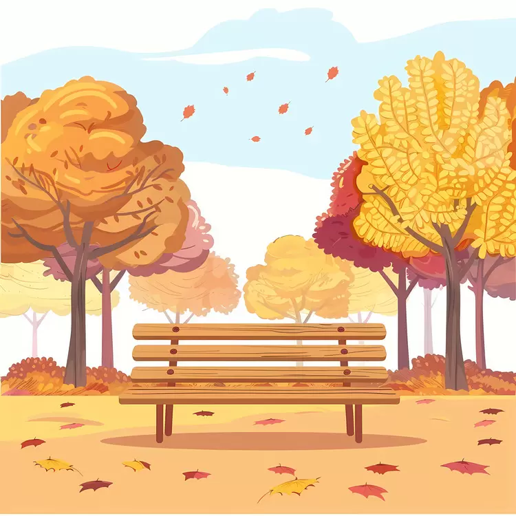 Wooden bench
