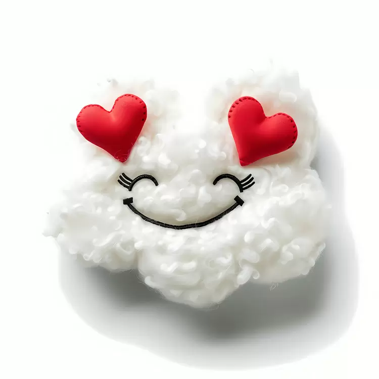 cartoon cloud face