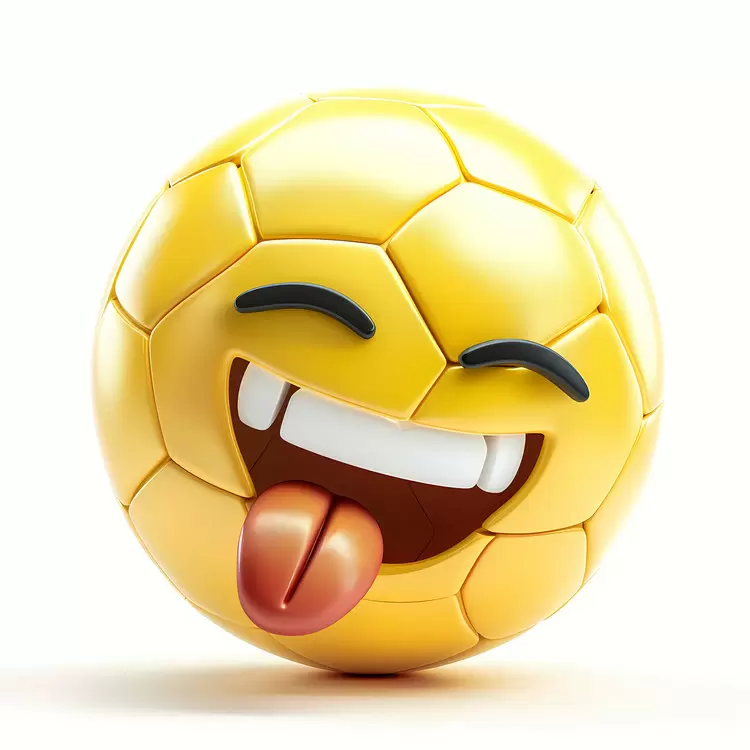 cartoon ball face