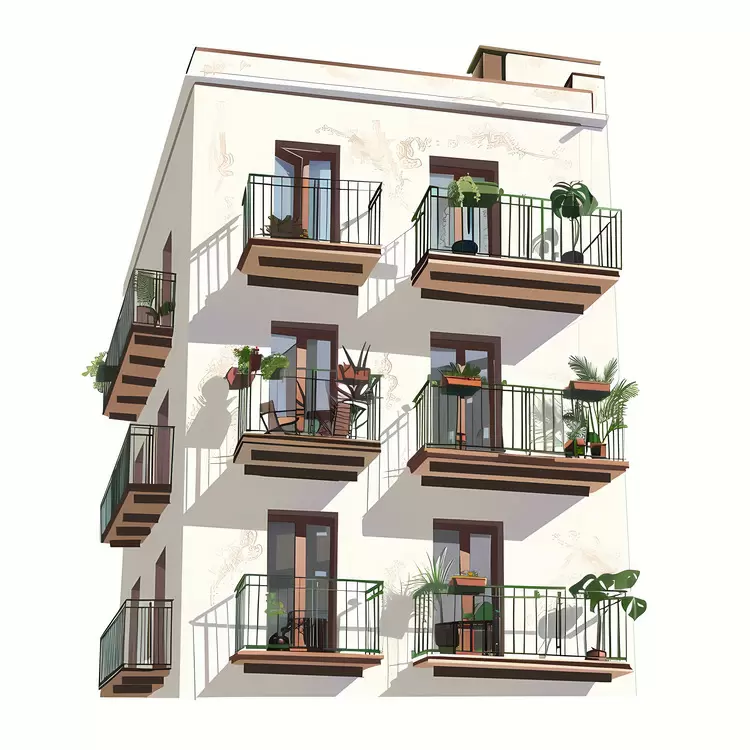 balconies building