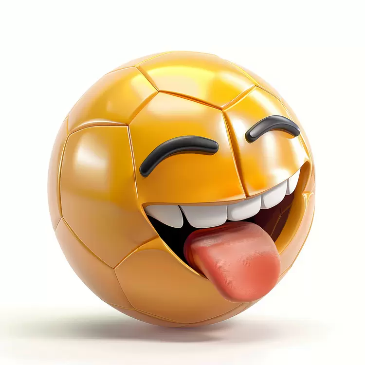 cartoon ball face