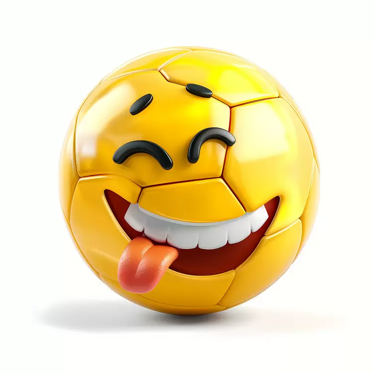 cartoon ball face