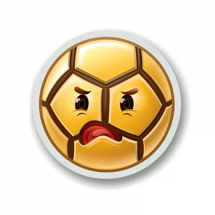 cartoon ball face