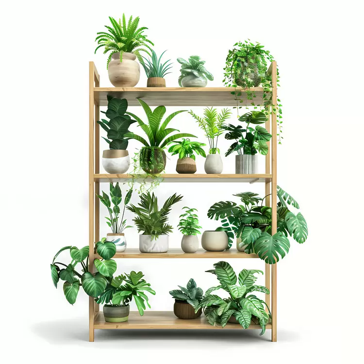 shelf of plant