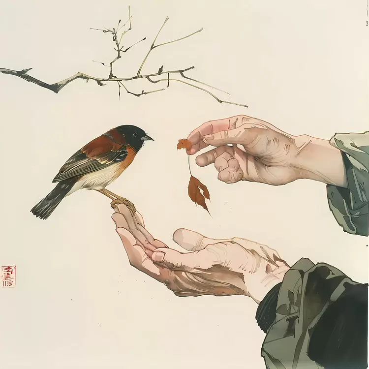 bird hands