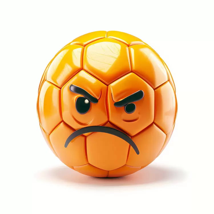 cartoon ball face