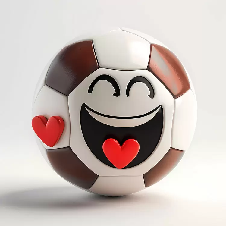 cartoon ball face