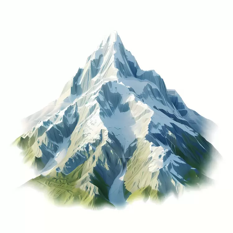 aerial view mountain