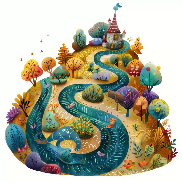 Serpentine road