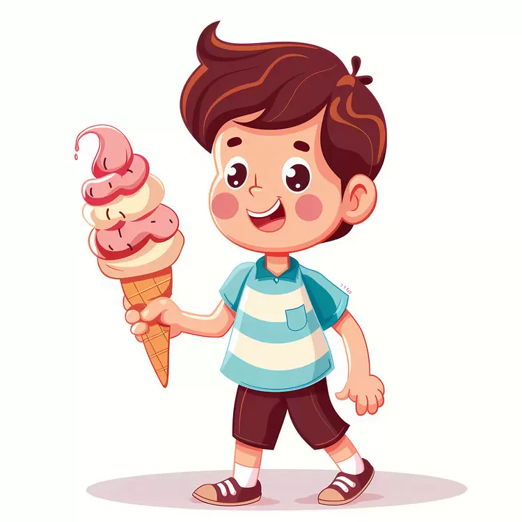 kid huge icecream