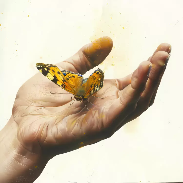 butterfly hand