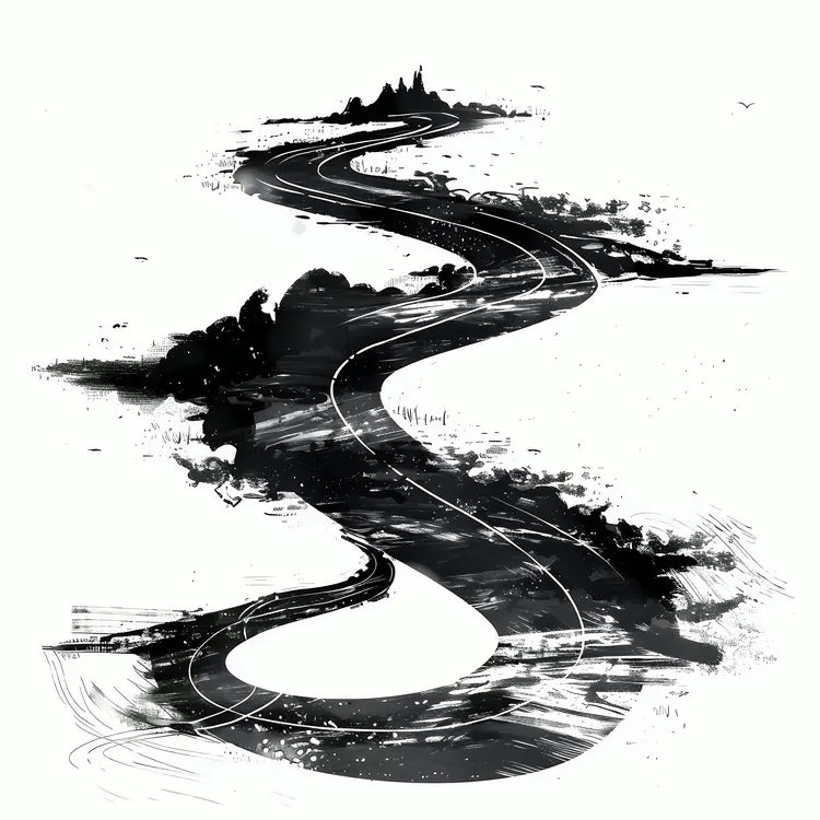 Serpentine road