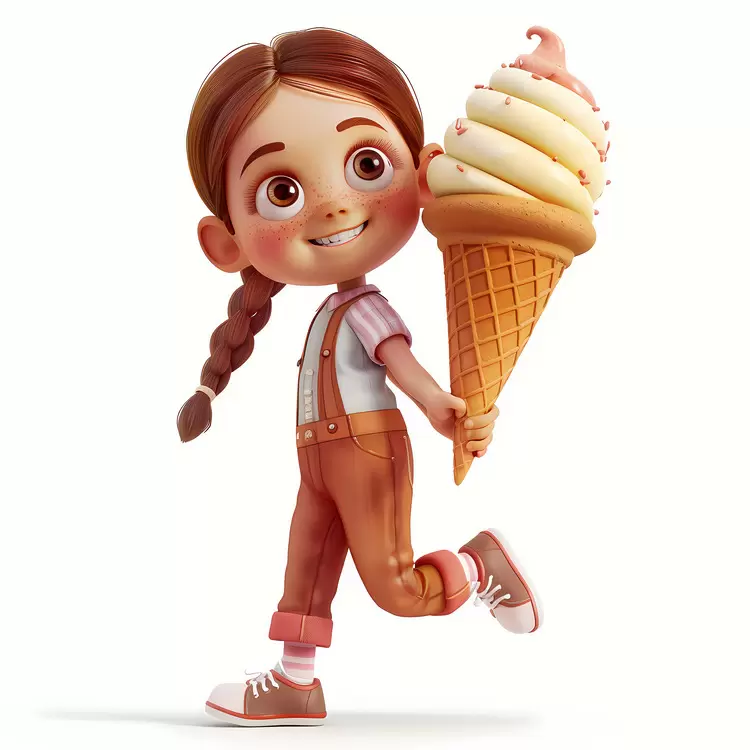 kid huge icecream