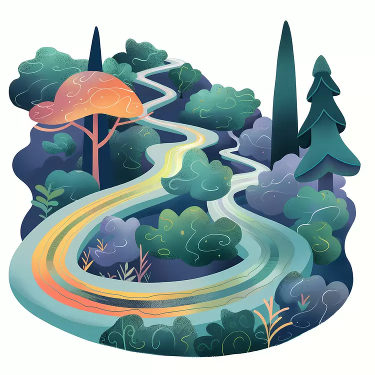 Serpentine road