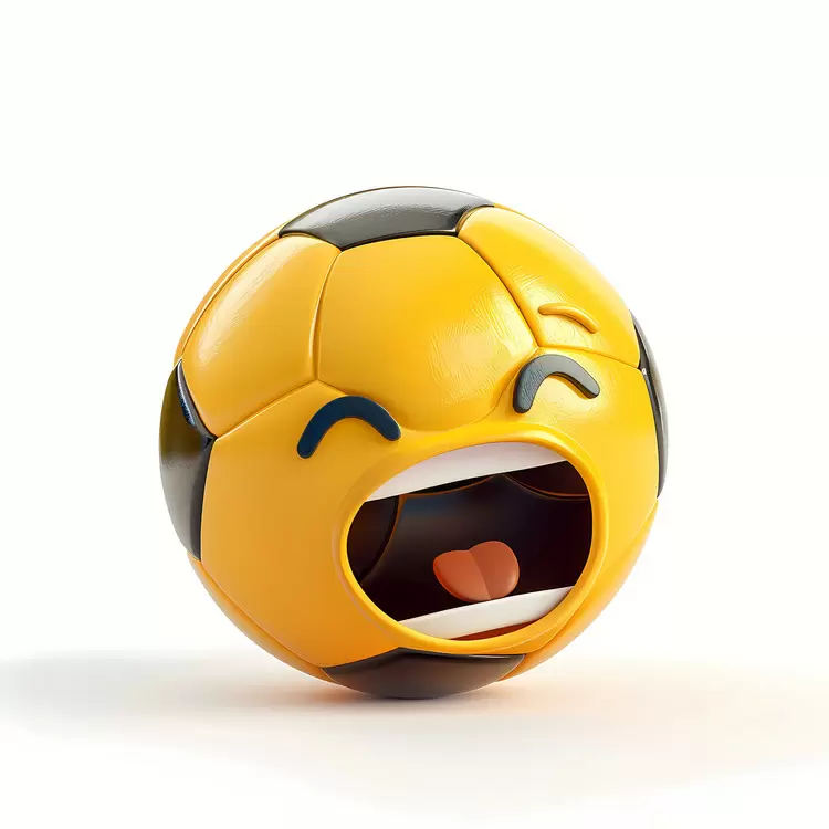 cartoon ball face
