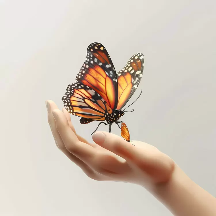 butterfly hand