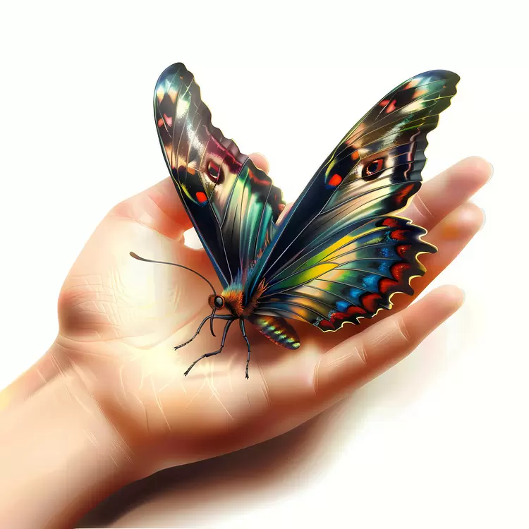 butterfly hand