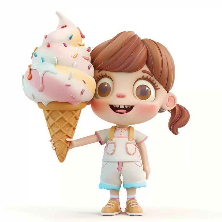 huge icecream kid