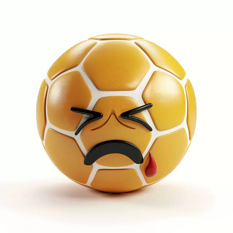 cartoon ball face