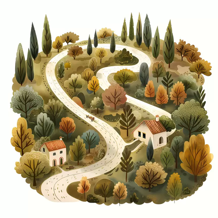 Serpentine road