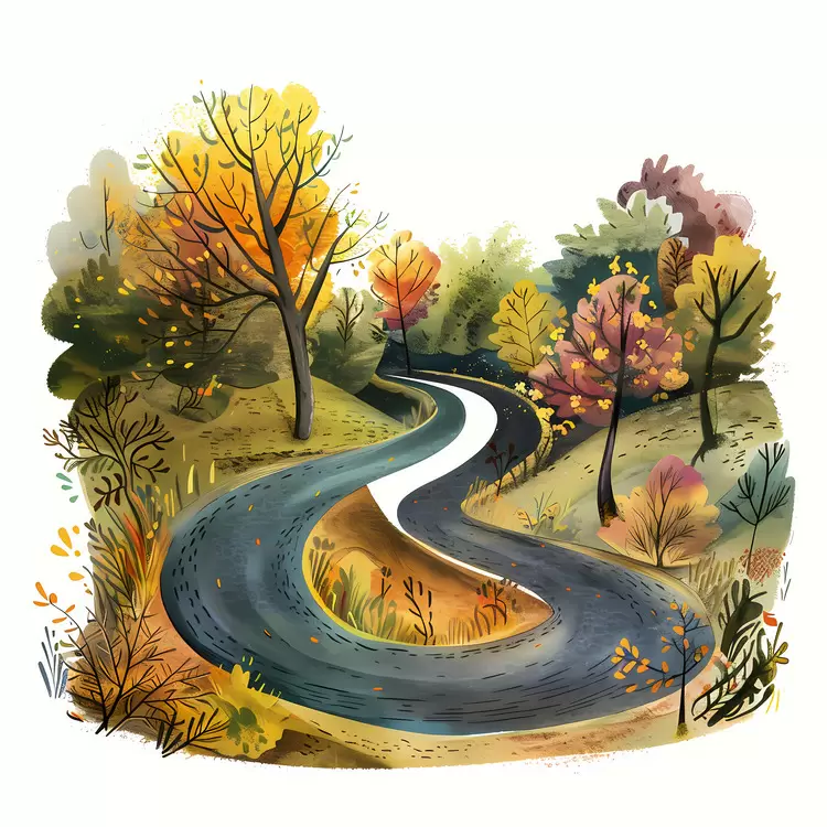 Serpentine road