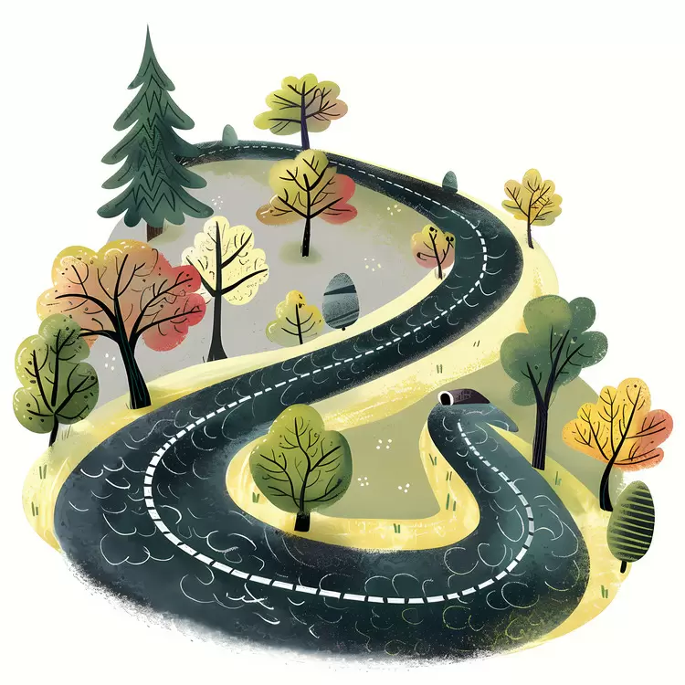 Serpentine road