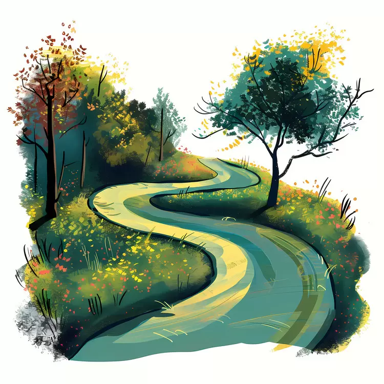 Serpentine road