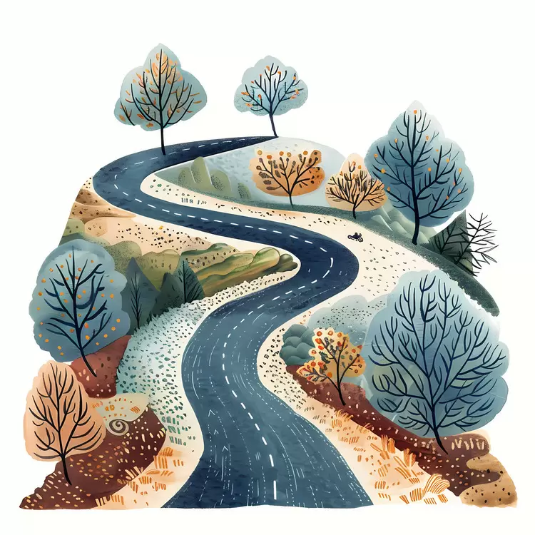 Serpentine road